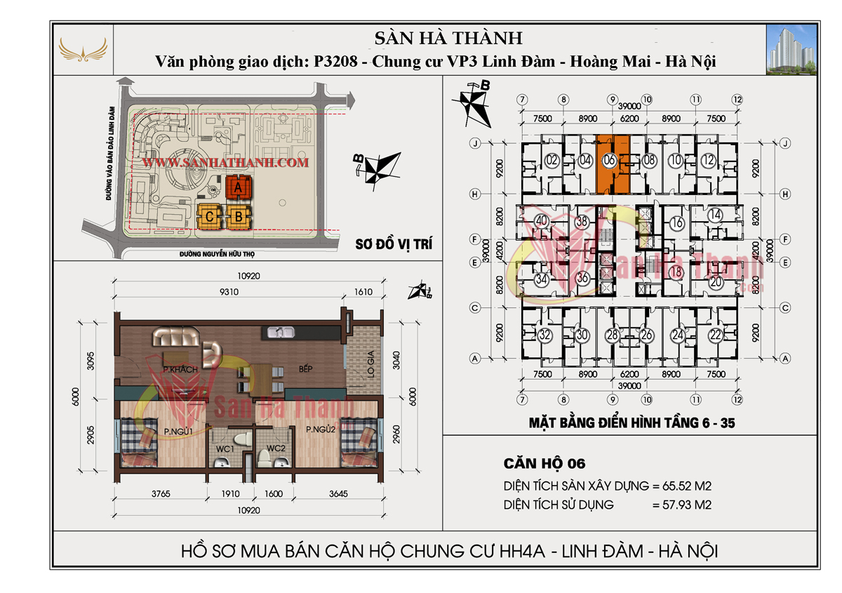 Mặt bằng căn hộ Chung cư HH4 Linh Đàm 3 Mat-bang-can-ho-Chung-cu-HH4-Linh-Dam-3
