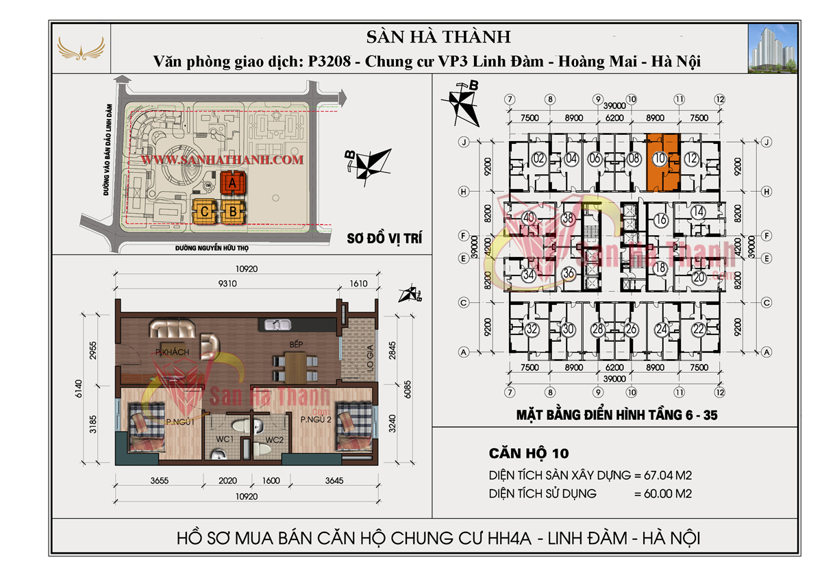Mặt bằng căn hộ Chung cư HH4 Linh Đàm 5 Mat-bang-can-ho-Chung-cu-HH4-Linh-Dam-5