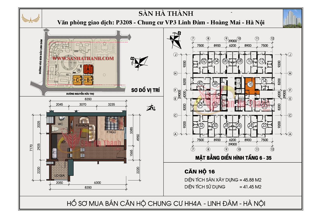 Mặt bằng căn hộ Chung cư HH4 Linh Đàm 8 Mat-bang-can-ho-Chung-cu-HH4-Linh-Dam-8
