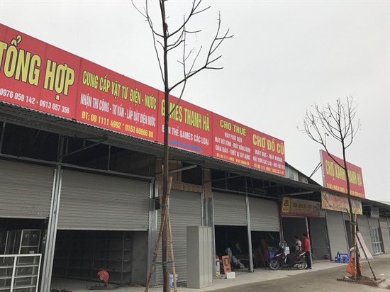 Cho thuê kho bãi tại khu đô thị Thanh Hà Hà Đông