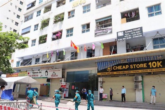 HN: quận Hoàng Mai gỡ phong tỏa tòa HH4C chung cư Linh Đàm
